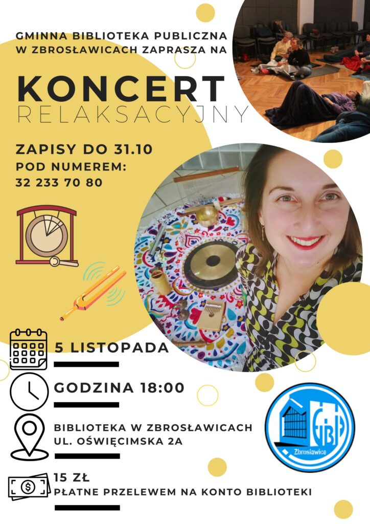 Koncert relaksacyjny listopad 2024
