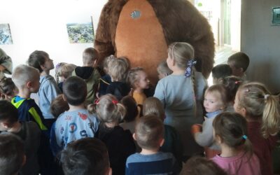 Lekcja biblioteczna z okazji Dnia Pluszowego Misia – Przedszkole Boniowice