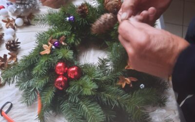 Zajęcia z Klubem Seniora ze Zbrosławic w grudniu