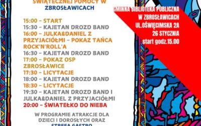 33. Finał Wielkiej Orkiestry Świątecznej Pomocy w bibliotece w Zbrosławicach