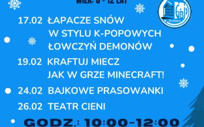 Zajęcia zimowe w bibliotece w Zbrosławicach!