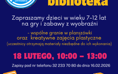 Zajęcia zimowe w bibliotece w Wieszowie!