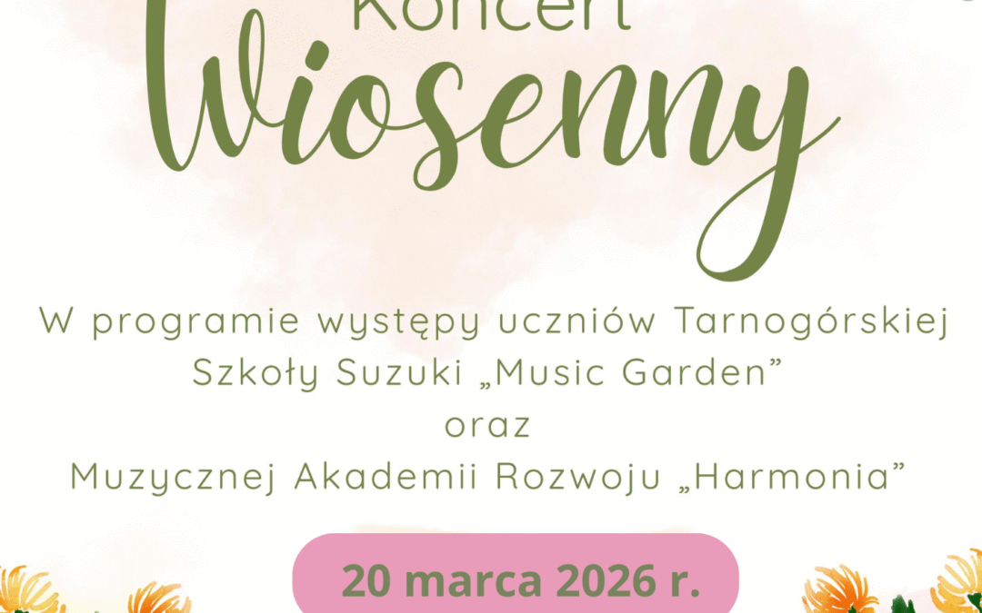 Koncert wiosenny w bibliotece Zbrosławice!