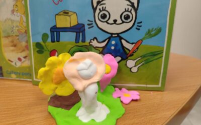 Wiosenna lekcja biblioteczna w filii w Wieszowie!