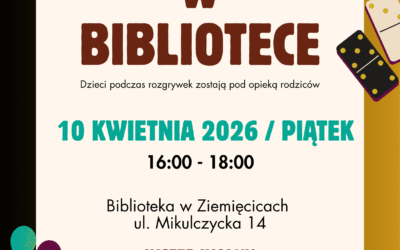 Planszówki w bibliotece w Ziemięcicach