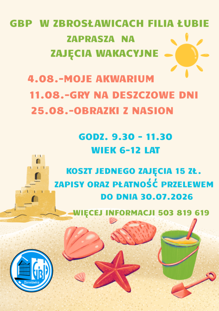LUBIE ZAJECIA WAKACYJNE 2026